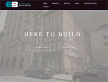 Tablet Screenshot of edgemontbuilders.com